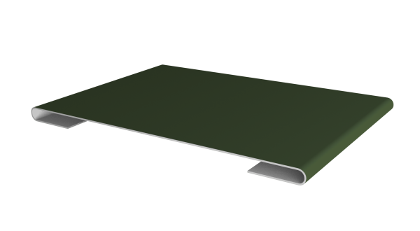 Планка стыковочная 0,5 Satin Matt TX RAL 6020 хромовая зелень (3м)