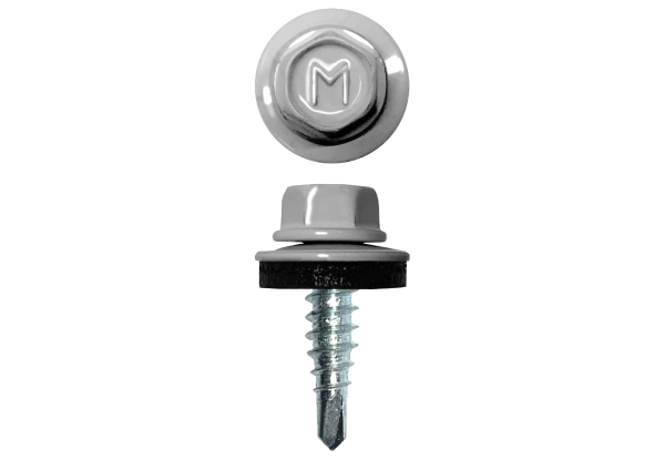 Саморез по металлу Daxmer 4,8х19 RAL 9003 (250) сверло №2