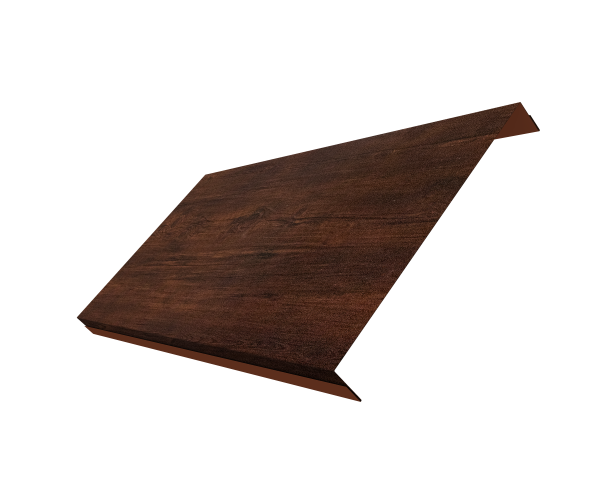 Ламель обратная 200 забора жалюзи Texas 0,45 Print Premium Cherry Wood Dark FTC