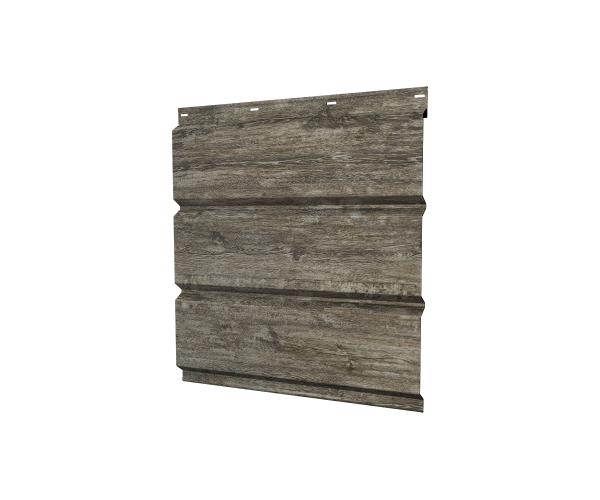 Софит металлический без перфорации 0,45 Print Elite с пленкой Nordic Wood TwinColor