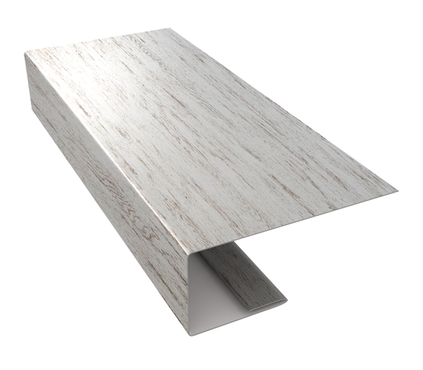 J-Профиль 18мм 0,45 Print Elite Snow Wood TwinColor (2м)