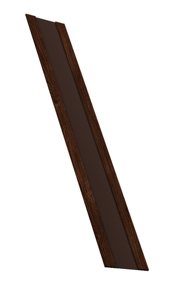 Крепежная планка жалюзи Milan, Milan Slim, Tokyo 0,45 Print Elite Cherry Wood TwinColor (2,5м)