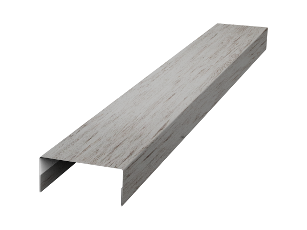 Крышка 30х15 жалюзи Texas 0,45 Print Elite Snow Wood TwinColor (2м)