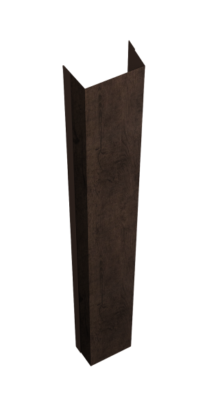 Крепежная планка нижняя Texas 0,45 Print Elite Antique Wood TwinColor (2,5м)