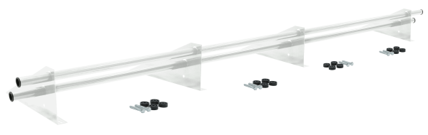 Снегозадержатель трубчатый универсальный Optima плюс RAL 9003 3м