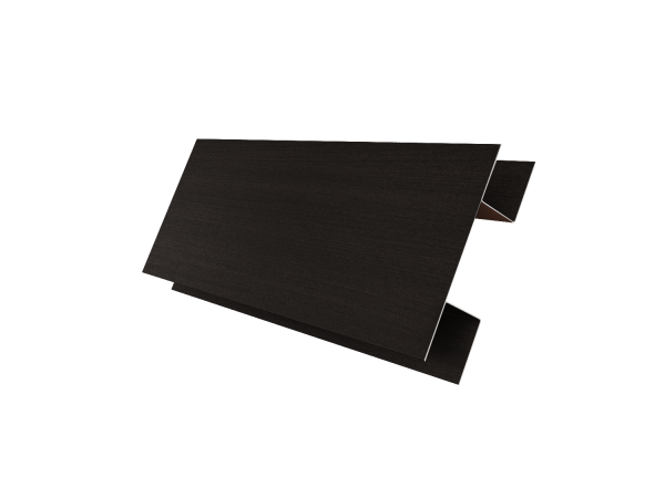 Планка H-образная стыковочная сложная 0,45 Print Elite Coffee Wood TwinColor (2м)