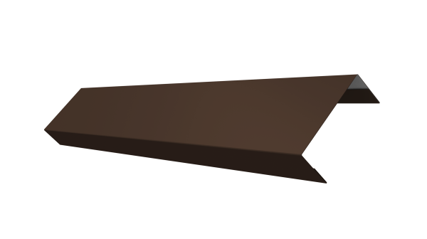 Ламель лицевая 50 забора жалюзи Texas 0,5 Satin RAL 8017 шоколад