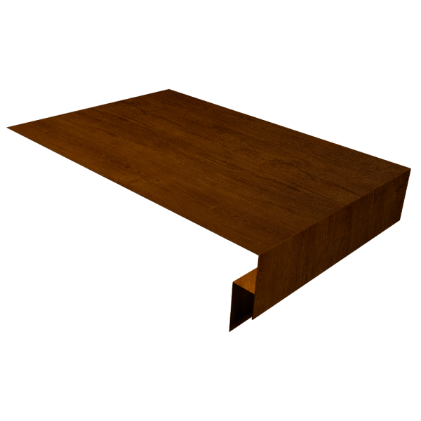 Планка околооконная сложная 250х50х18 (j-фаска) 0,45 Print-Double Premium Golden Wood Intense F (3м)