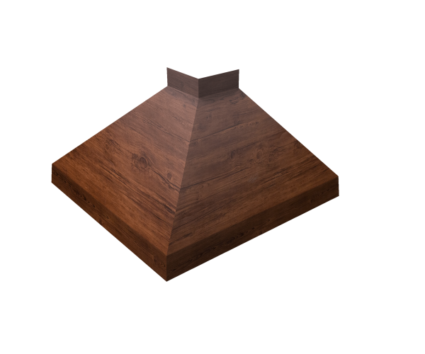 Угол отлива внешний 100 0,4 Print Premium с пленкой Cherry Wood Fresh TwinColor