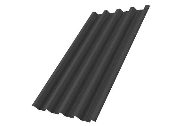 Профнастил Н60R v01 0,5 Satin Matt RAL 7016 антрацитово-серый