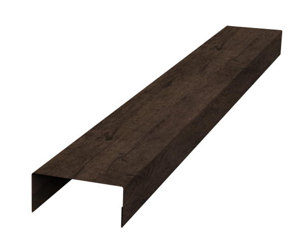 Крышка 45х20 жалюзи Texas 0,45 Print Elite Antique Wood TwinColor (2м)