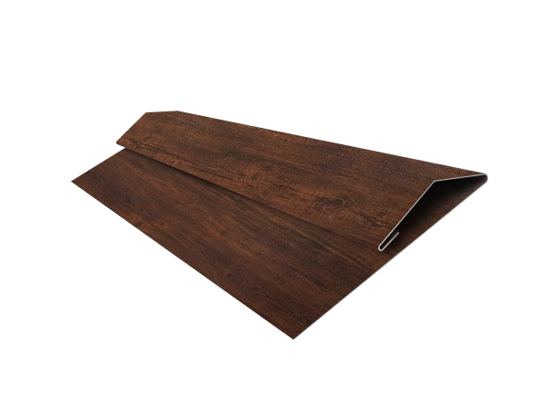Планка стартово-финишная Экобрус Grand Line 0,45 Print-Double Premium Cherry Wood Dark F (3м)