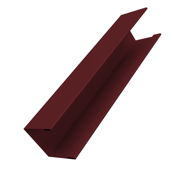 Крышка жалюзи Milan Slim 0,45 PE-Double RAL 3005 красное вино (3м)