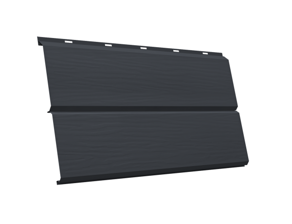 ЭкоБрус new 3D 0,5 Velur X с пленкой RAL 7024 мокрый асфальт