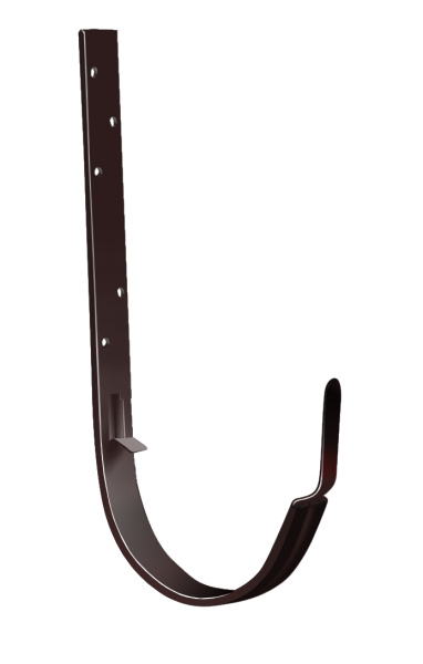 Крюк длинный GL PE 125 мм RAL 8017 шоколад
