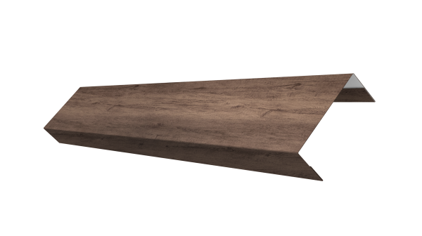 Ламель лицевая 50 забора жалюзи Texas 0,45 Print Premium Almond Wood Fresh