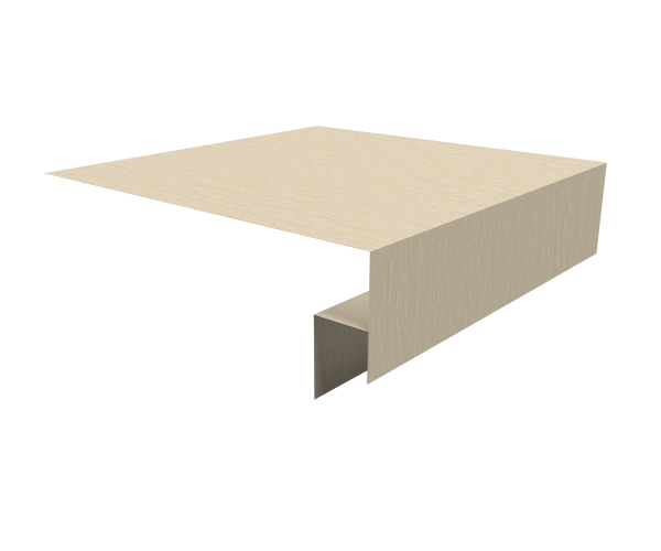 Планка околооконная сложная 200х50х12 (j-фаска) 0,45 Print Elite Milky Wood TwinColor (3м)