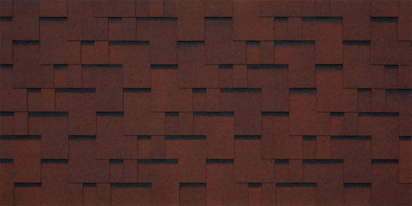 Черепица гибкая Tegola Sanremo rosso 402 (красный)