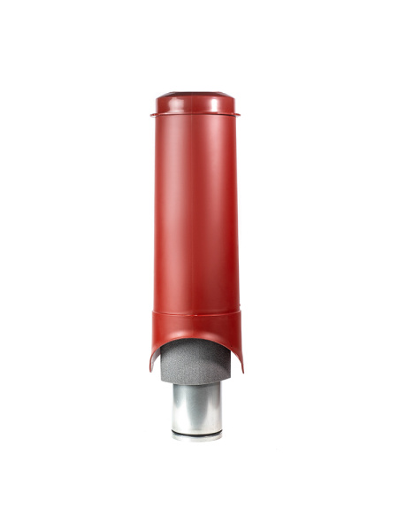 Выход вентиляции Krovent Pipe-VT 150/700 изолированный красный