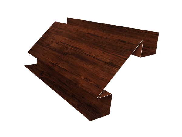 Планка угла внутреннего сложного Блок-Хаус new Grand Line 0,45 Print Elite Cherry Wood TwinColor (2м)