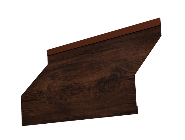 Ламель забора жалюзи Milan 0,45 Print Elite Cherry Wood TwinColor