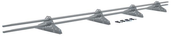 Снегозадержатель NEW трубчатый Grand Line RAL 7040 3м