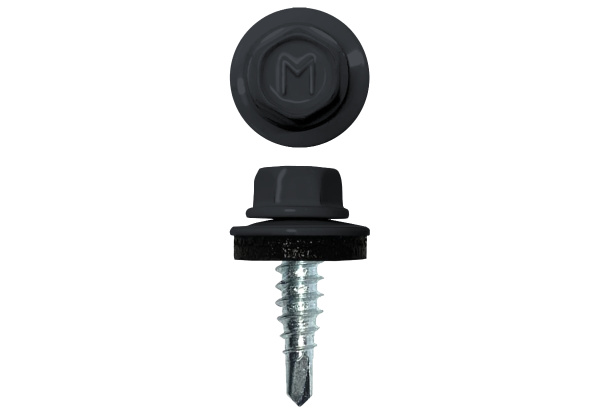 Саморез по металлу Daxmer  4,8х19 RAL 7024 (5000) сверло №2