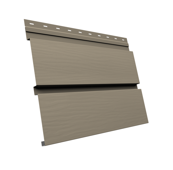 Квадро брус 3D 0,5 Satin с пленкой RAL 1015 светлая слоновая кость