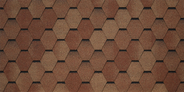 Черепица гибкая Tegola Veneto terracotta 206 (терракотта)