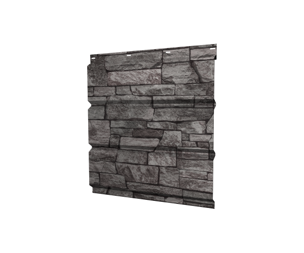 Софит металлический без перфорации 0,45 Print Elite с пленкой Fine Stone TwinColor