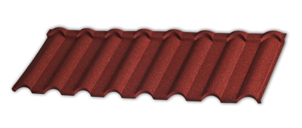 Лист композитной черепицы Gerard Milano spanish red