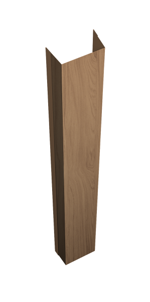 Крепежная планка нижняя Texas 0,45 Print Elite Honey Wood TwinColor (2,5м)