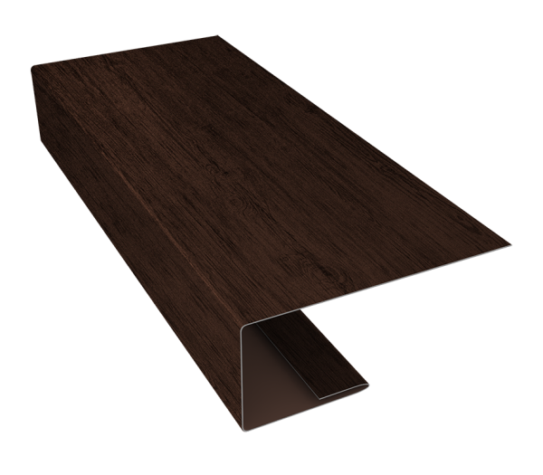 J-Профиль 18мм 0,45 Print Premium Antique Wood TwinColor (2м)