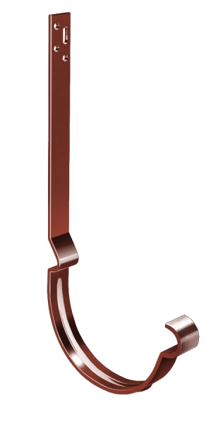 Крюк длинный полоса GL PU 125 мм RAL 8004 терракота