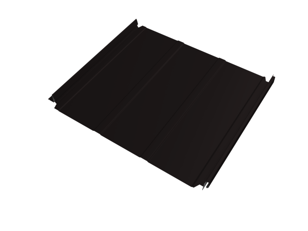 Кликфальц Double Pro Line Grand Line 0,5 Satin с пленкой на замках RAL 9005 черный
