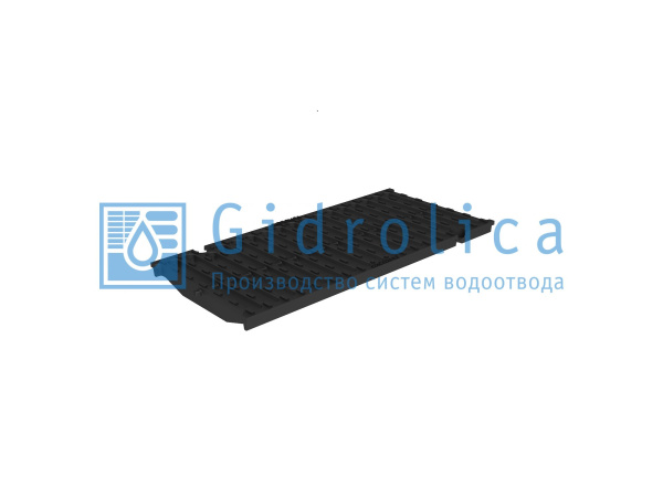 Решетка водоприемная Gidrolica Super РВ -20.24.50 - щелевая чугунная ВЧ, кл. D400 (50209D)