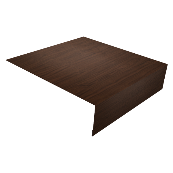 Планка околооконная простая 200х50 0,45 Print Elite Choco Wood TwinColor (3м)