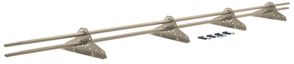 Снегозадержатель NEW трубчатый Grand Line RAL 1015 3м