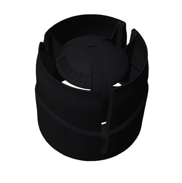 Колпак Krovent Hupcap 110 new черный