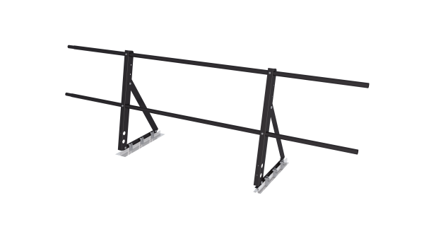 Ограждение кровельное на фальц Optima 0,65х2м RAL 8019
